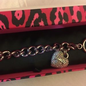 Juicy Couture Pave Heart Bracelet